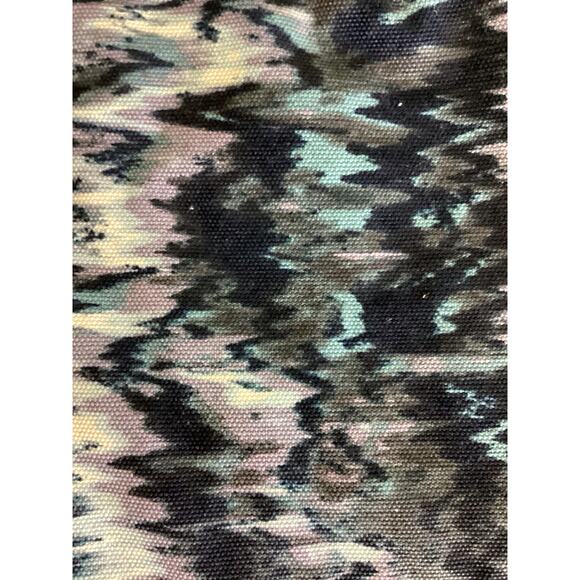 Banana Republic hobo bag Water Color fabric and Leather top handle tote EUC - Picture 4 of 8